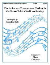 Arkansas Traveler and Turkey in the Straw Take a Walk on Sunday Handbell sheet music cover